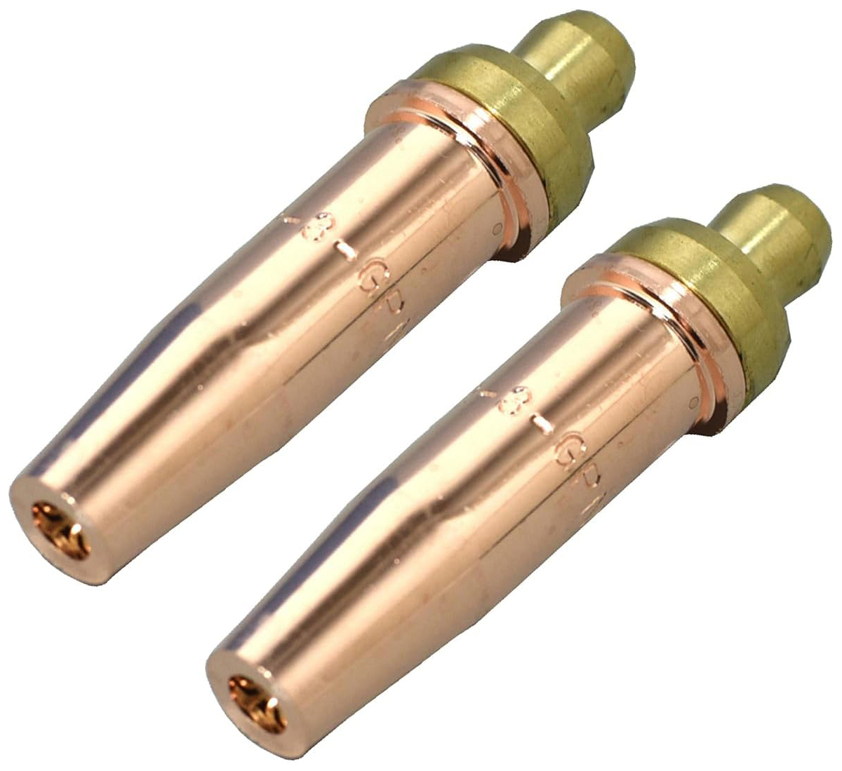 Propane Natural Gas Cutting Tips 3-GPN Size 4 and 4-3-GPN Fit Victor-style Oxygen Oxyfuel Cutter Torch Made of Copper PK2