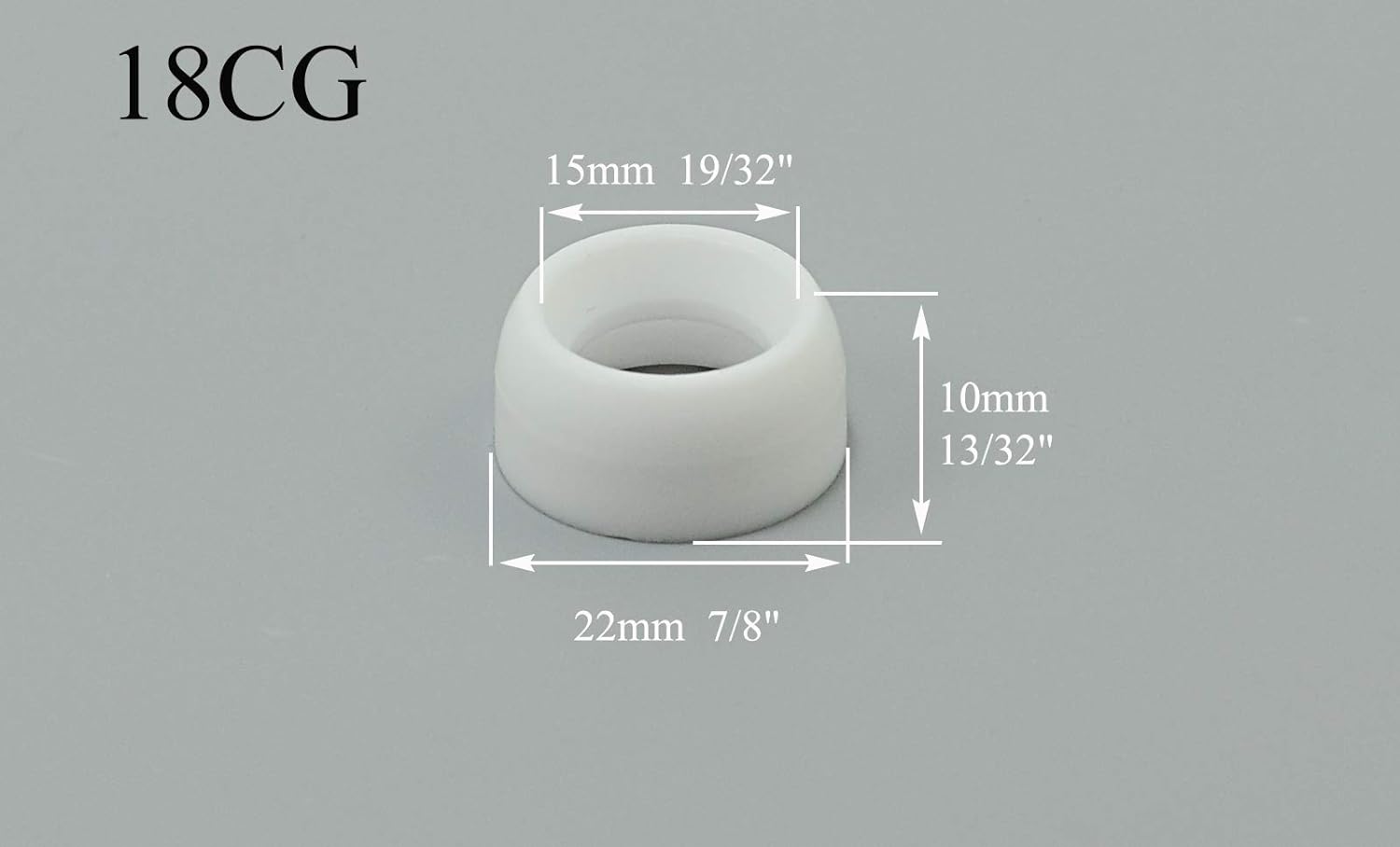 HK-Bluesweld TIG Welding Torch Insulator Cup Gasket 17GLG20 18-7 18CG 54N01 54N63 Fit PTA DB WP 17 18 26 TIG Welding Torch Accessories 8pcs