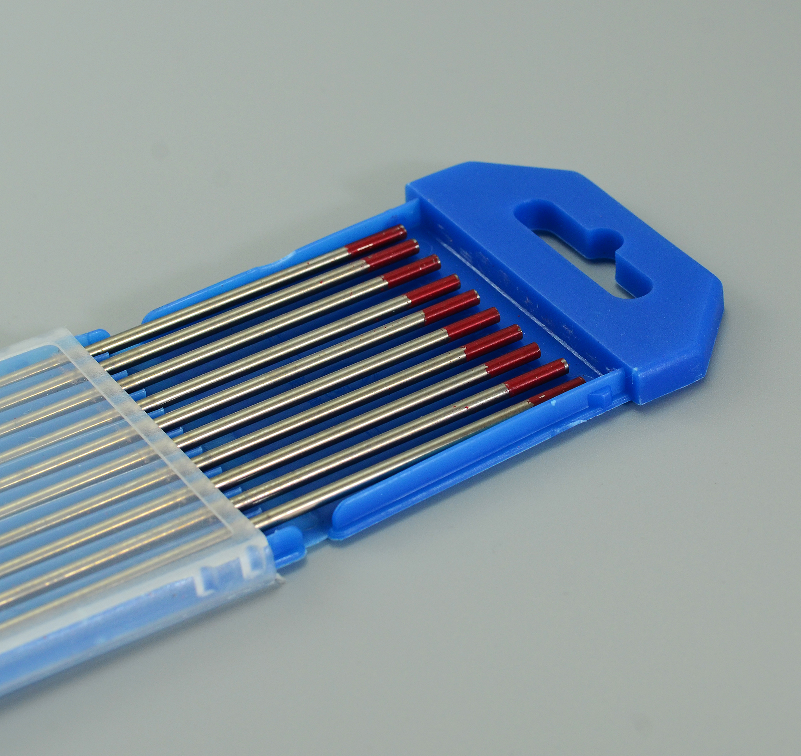 TIG Welding Tungsten Electrode 2% Thoriated WT20 Red Tips 3/32" x 7" & 2.4mm x 175mm Pack of 10