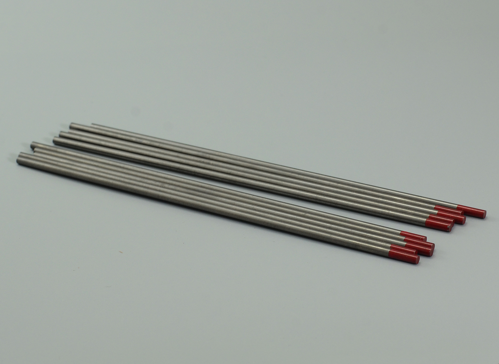 2 Percent Thoriated WT20 Red TIG Welding Tungsten Electrode 1/8"x6" & 3.2X150mm Pack of 10