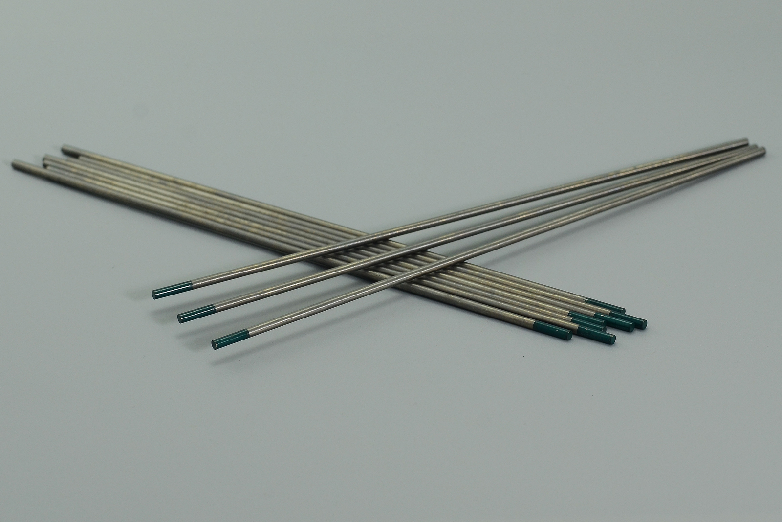 TIG Welding Pure Tungsten Electrode Green Tip 3/32"x7 & 2.4mm x 175mm 10pk