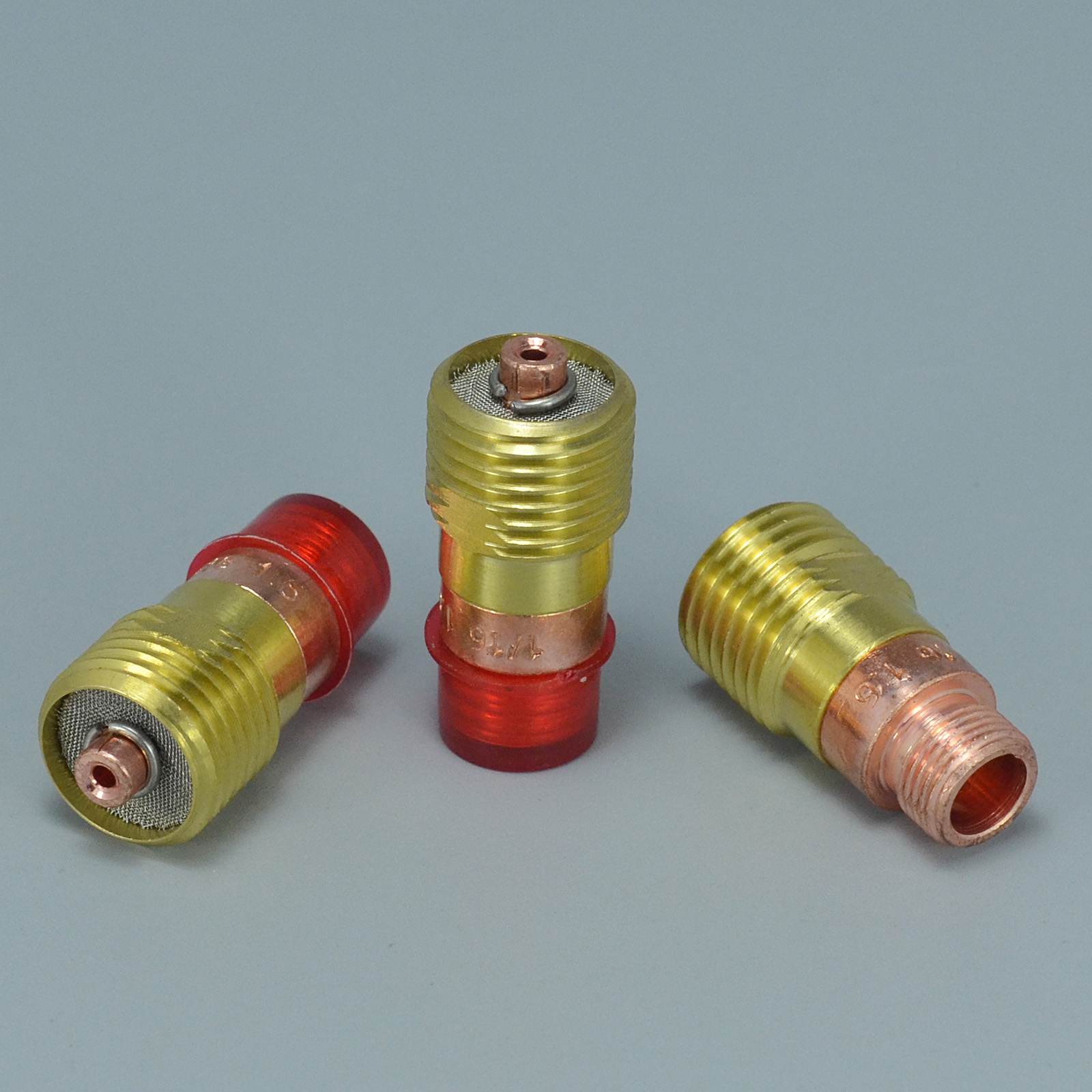 TIG Stubby Gas Lens TIG Collet 1/16'' 17GL116 Kit Fit DB SR WP 17 18 26 TIG Welding Torch 3pk