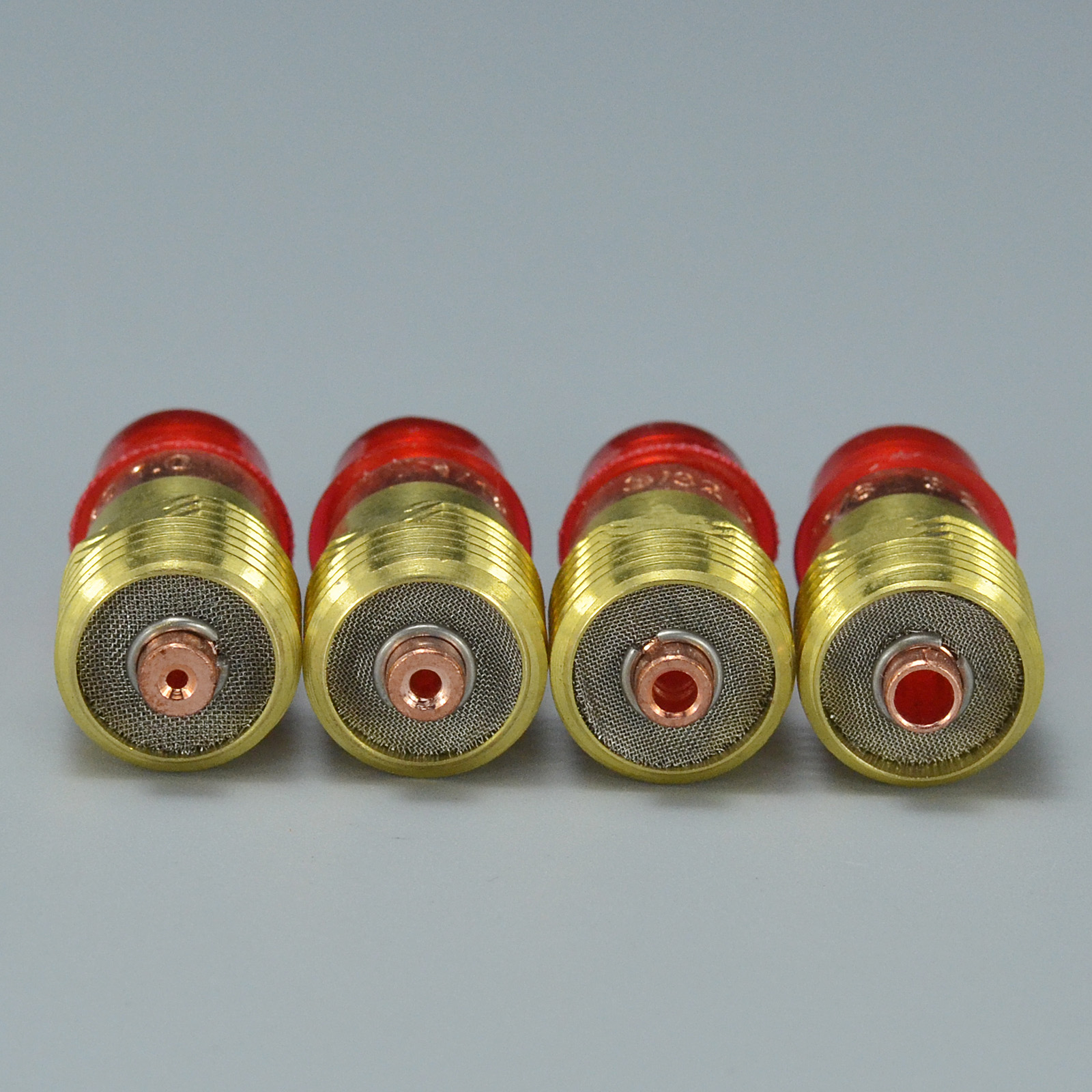 TIG Stubby Gas Lens Collet Bodies 17CB20 17GL 10N Series Glass Cups Clear Quartz Nozzle 4#~8# Alumina Nozzles Ceramic Cups 53N 13N series for SR WP 17 18 26 TIG Welding Torch 54pcs