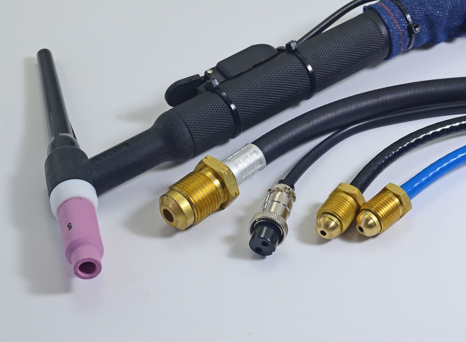 WP-18FV-25 WP18FV TIG Welding Torch Complete With Flexible & Gas Valve Head Water Cooled 350Amp 25Feet 7.6M