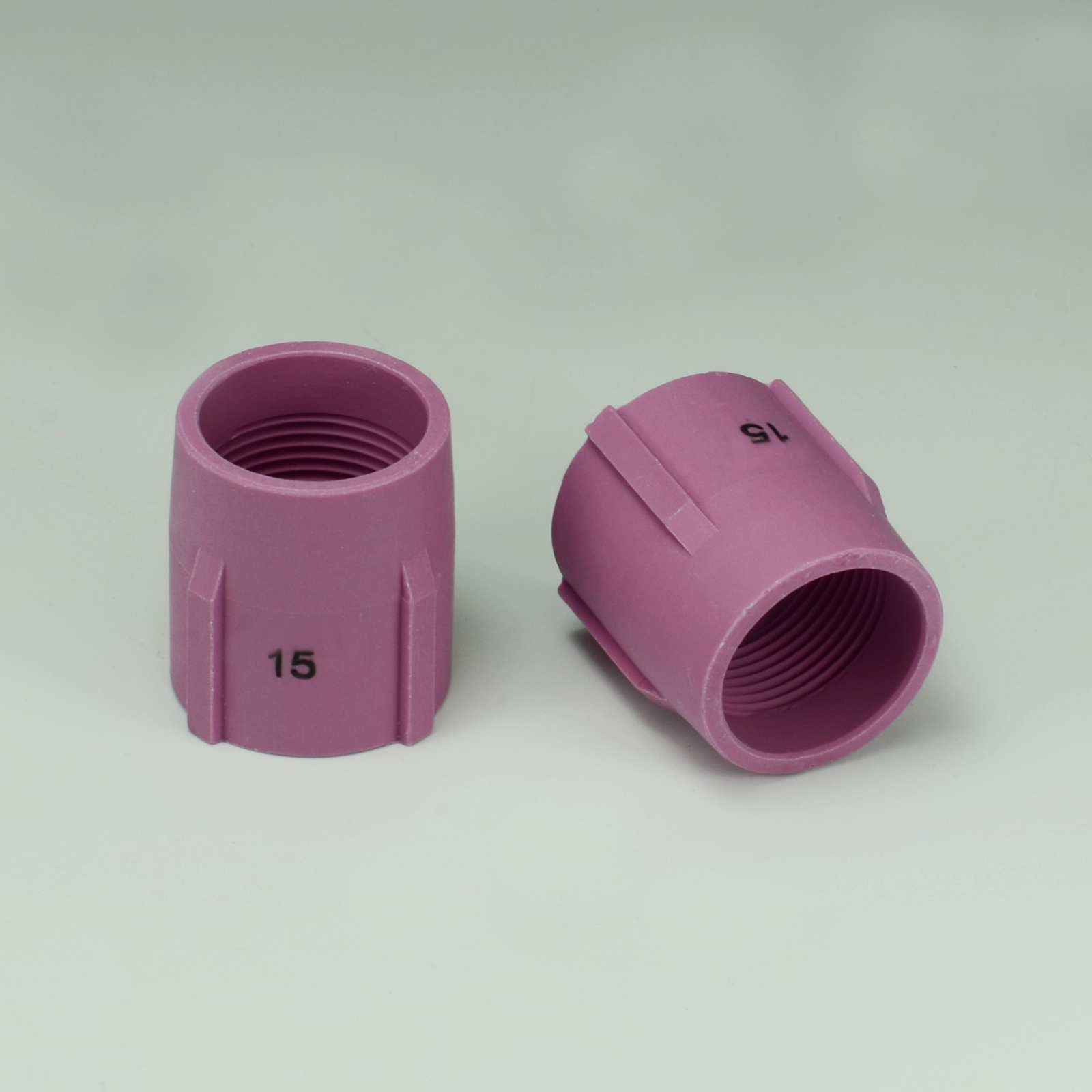 HK-Bluesweld 53N89#15 15/16" Orifice Large TIG Gas Lens Alumina Nozzle Ceramic Cups Fit SR DB WP 9 17 18 20 25 26 TIG Welding Torch 5pk