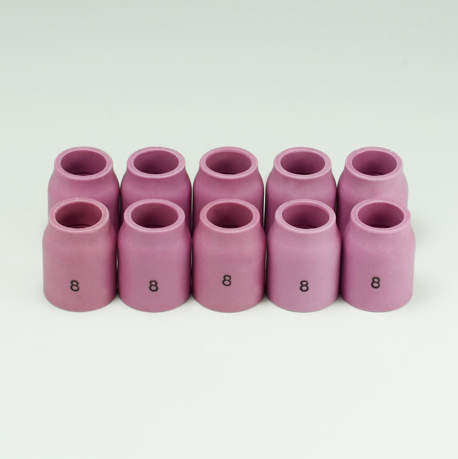 HK-Bluesweld TIG Gas Lens Alumina Nozzle Ceramic Cup 53N61S (#8 1/2") Fit PTA DB SR WP 9 17 18 20 25 26 TIG Welding Torch 10pk