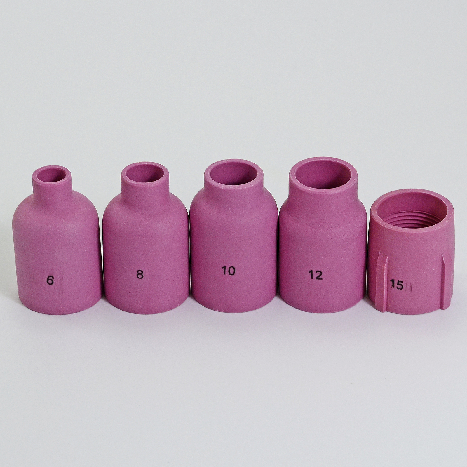 HK-Bluesweld TIG Large Diameter Gas Lens Collet Kit 45V116 (1/16") 45V64 (3/32") 995795 (1/8") Ceramic Cup 57N75 6# 3/8" 57N74 8# 1/2" 53N88#10 5/8" 53N87#12 3/4" For WP 17 18 26 TIG Welding Torch 14pcs