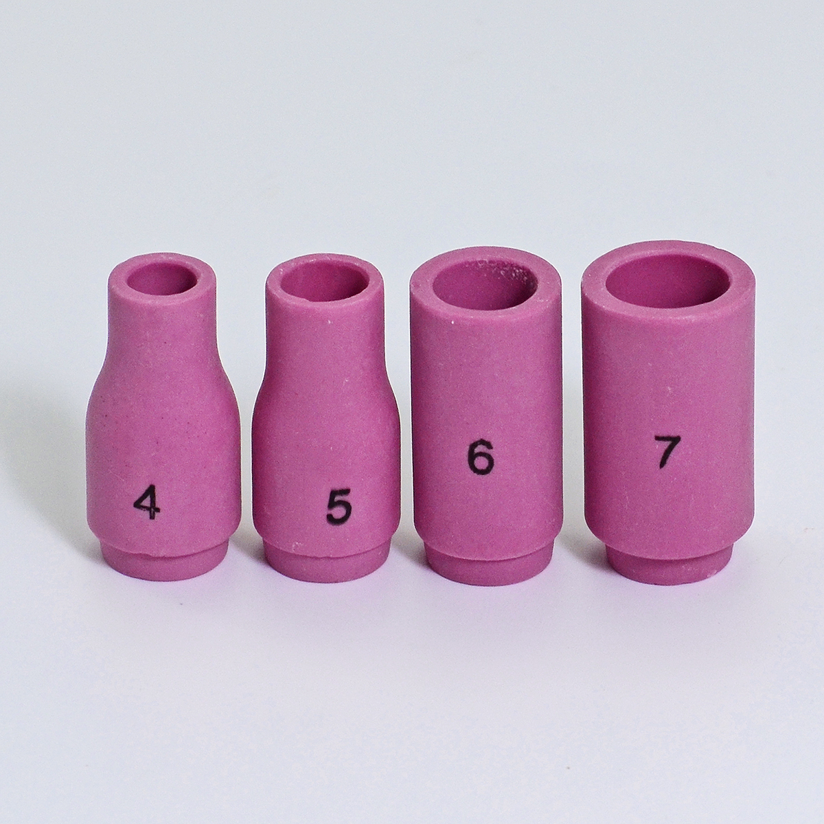 TIG Collet Body Aluminium Cup Assorted Sizes Fit PTA DB SR WP 9 20 25 TIG Welding Torch Consumables 53pcs