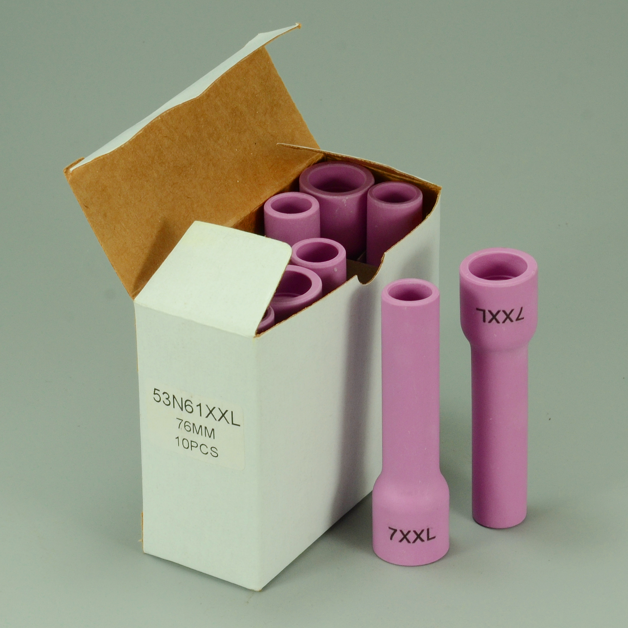 TIG Gas Lens Alumina Nozzle Ceramic Cup 53N61XXL (#7XXL 7/16") Fit PTA DB SR WP 9 17 18 20 25 26 TIG Welding Torch 5pk