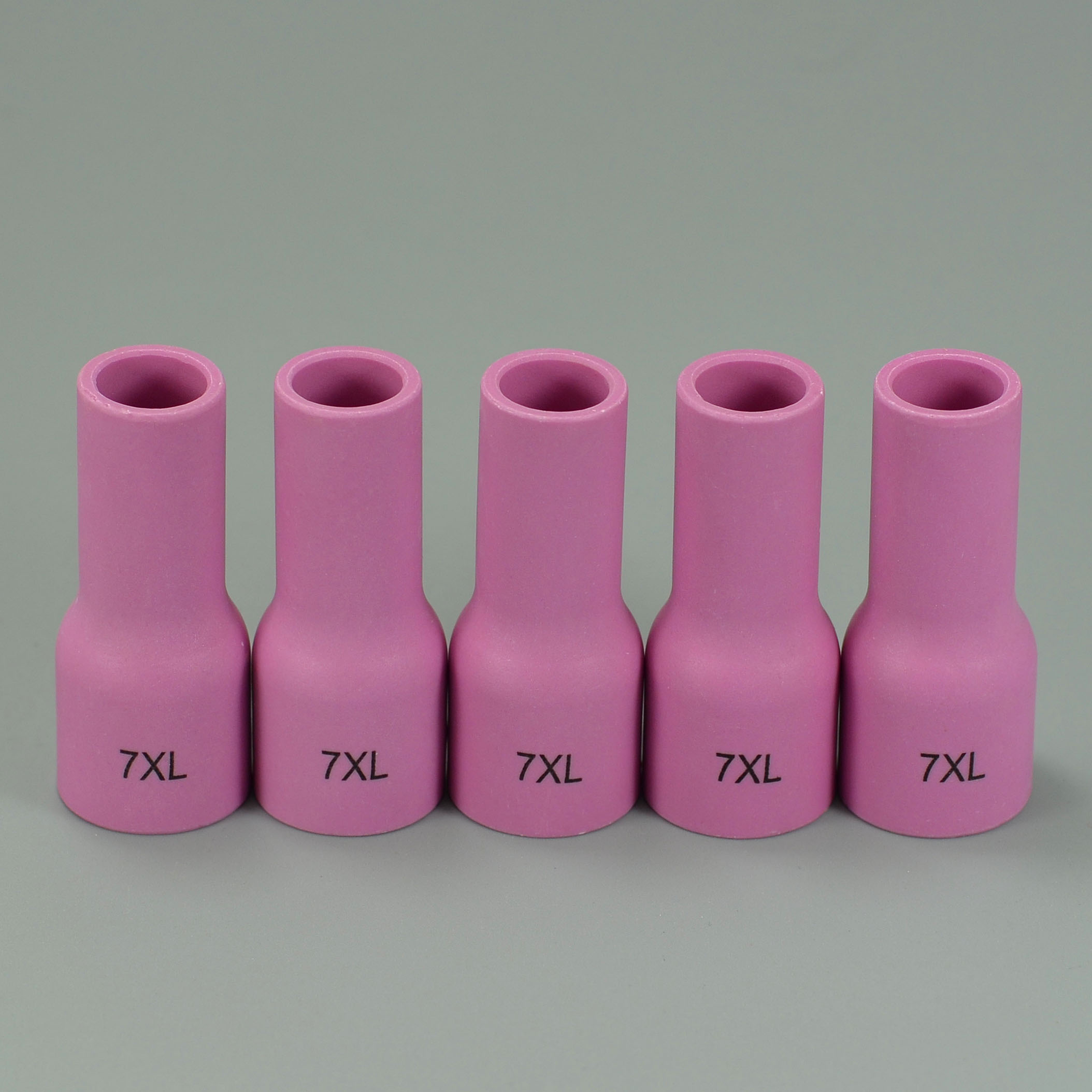TIG Gas Lens Aluminia Nozzle Ceramic Cup Extra Long 53N61XL (#7XL 7/16" Orifice) for SR WP 9 20 25 TIG Welding Torch 10pk