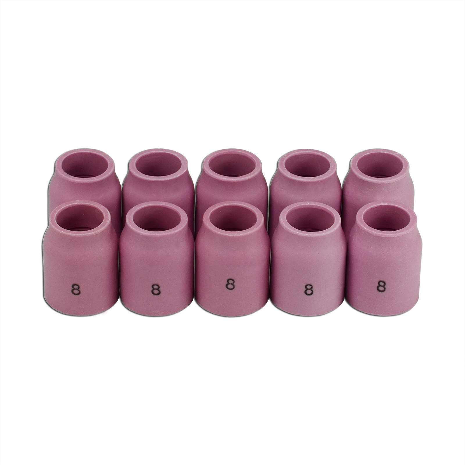 HK-Bluesweld TIG Gas Lens Alumina Nozzle Ceramic Cup 53N61S (#8 1/2") Fit PTA DB SR WP 9 17 18 20 25 26 TIG Welding Torch 10pk