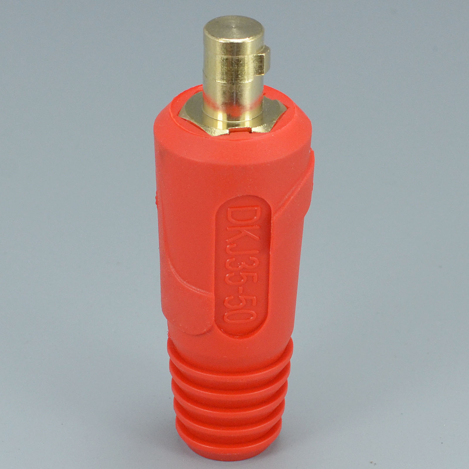 TIG Welding Cable Panel Connector-Plug DKJ35-50 315Amp Dinse Quick Fitting Red 2pk