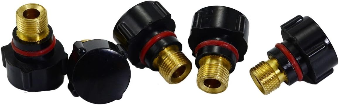 HK-Bluesweld TIG Back Cap 57Y04 Short Fit QQ300 PTA DB SR WP 17 18 26 TIG Welding Torch 5pcs