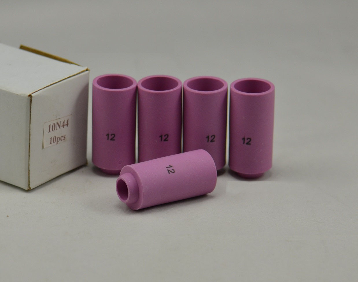 10N44#12 3/4" x 1-13/16" TIG Alumina Nozzles Ceramic Cup Fit DB PTA SR WP 17 18 26 TIG Welding Torch 10pk