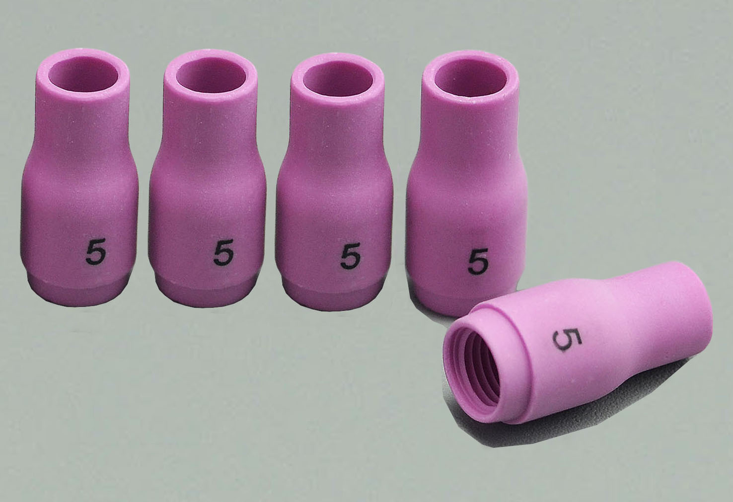 HK-Bluesweld TIG Alumina Nozzle Ceramic Cups #5 13N09 5/16" Orifice Fit PTA SR DB WP 9 17 18 20 25 26 TIG Welding Torch Accessories 10pk