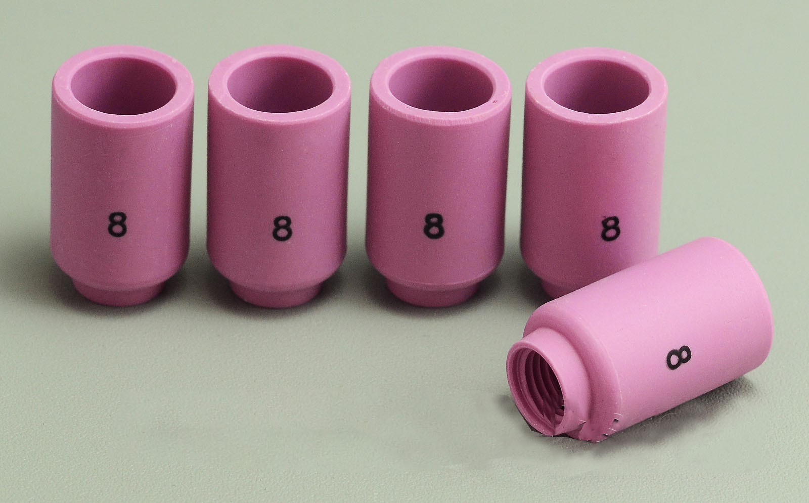 HK-Bluesweld TIG Alumina Nozzle Ceramic Cups #8 13N12 1/2" Orifice Fit PTA SR DB WP 9 17 18 20 25 26 TIG Welding Torch Accessories 10pk