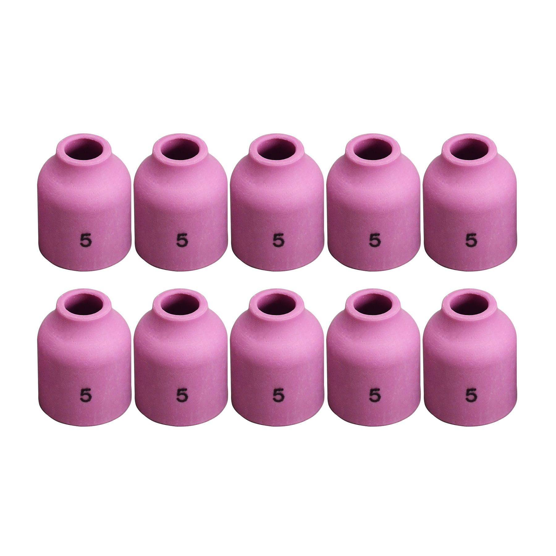 HK-Bluesweld TIG Gas Lens Alumina Nozzle Ceramic Cup 53N59 (#5 5/16") Fit PTA DB SR WP 9 17 18 20 25 26 TIG Welding Torch 10pk