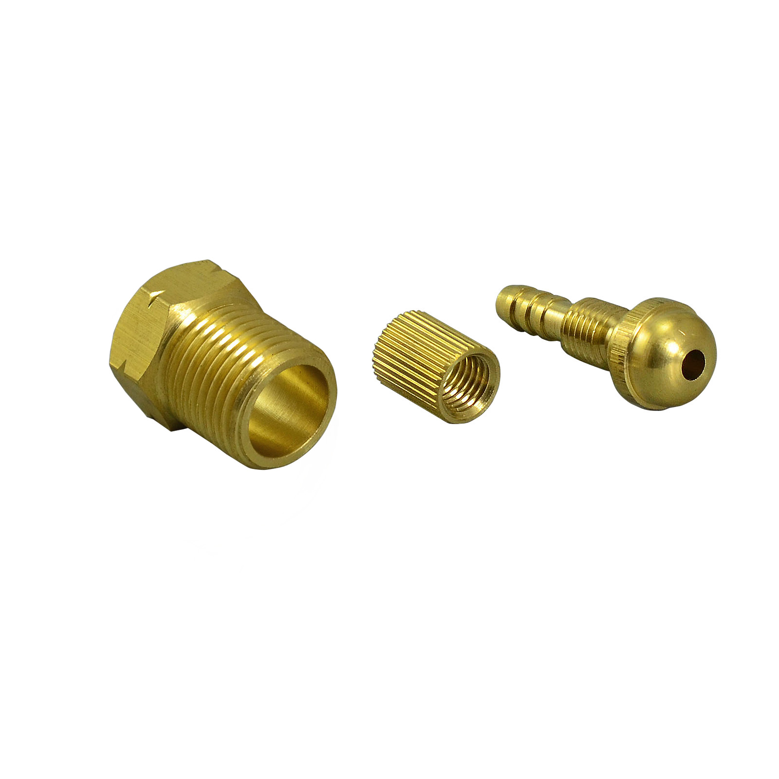 TIG Welding Torch Fitting Connector Adapter Miller Gas Quick Hose Connector 5/8-18" RH Left Hand Thread