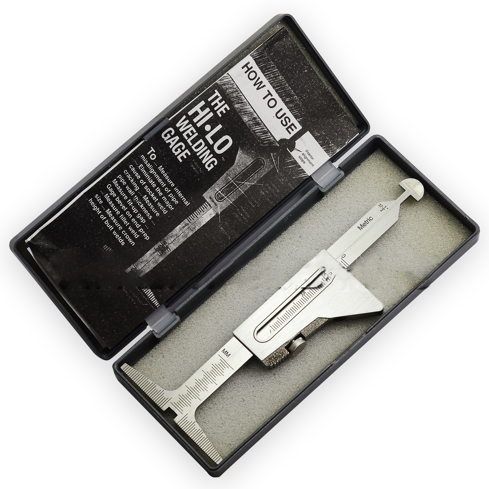 Bluesweld Hi Lo Welding Gauge Gage Test Ulnar Welder Inspection Gauge Both Inch and Metric