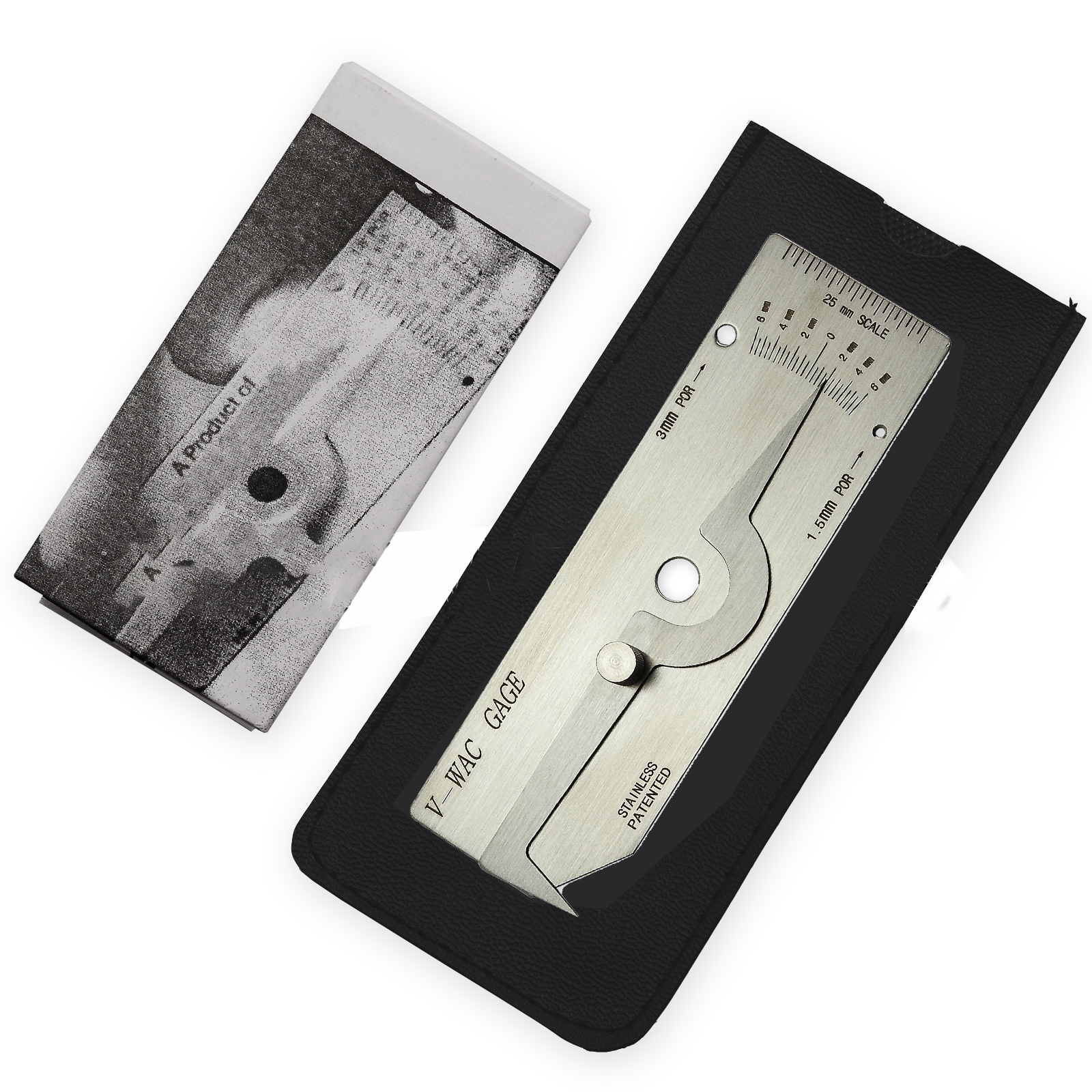 HK-Bluesweld V-Wac Gage Single Welding Gauge Inspection Metric Stainless Steel