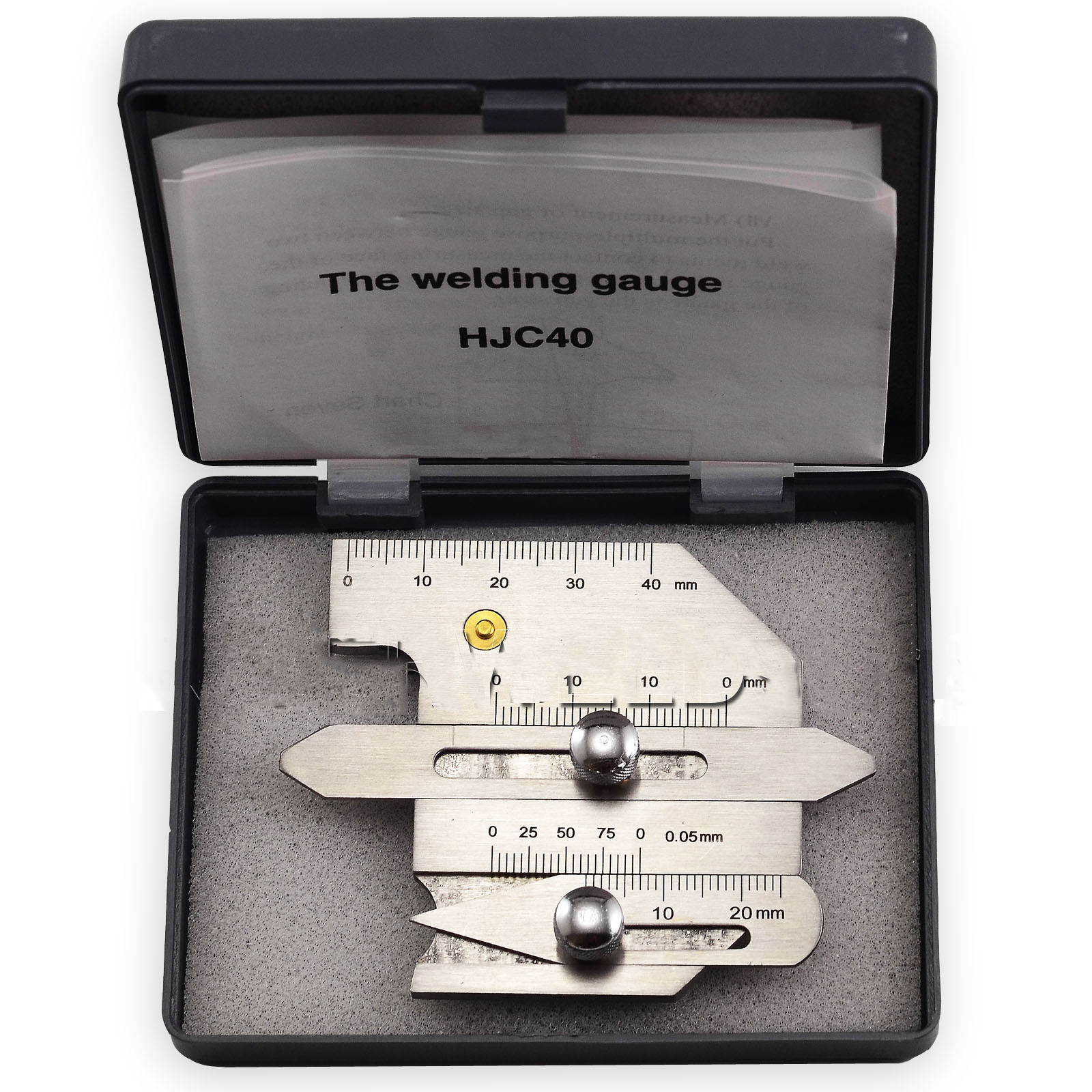 HJC40 Welding Gauge Detect Boilers Bridges Pipes Gage Metric