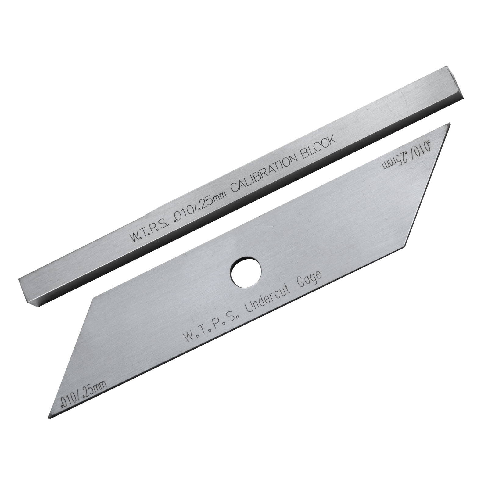 Welding Gauge Two-piece Rod With Undercut Gage & Calibration Block