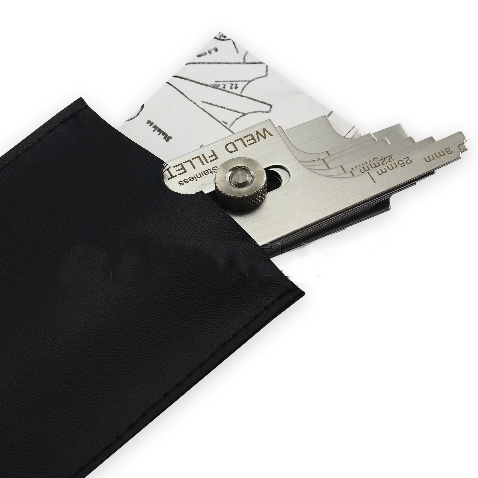 HK-Bluesweld 7piece Fillet Weld Set Gage RL Gauge Welding Inspection Test Ulnar Metric