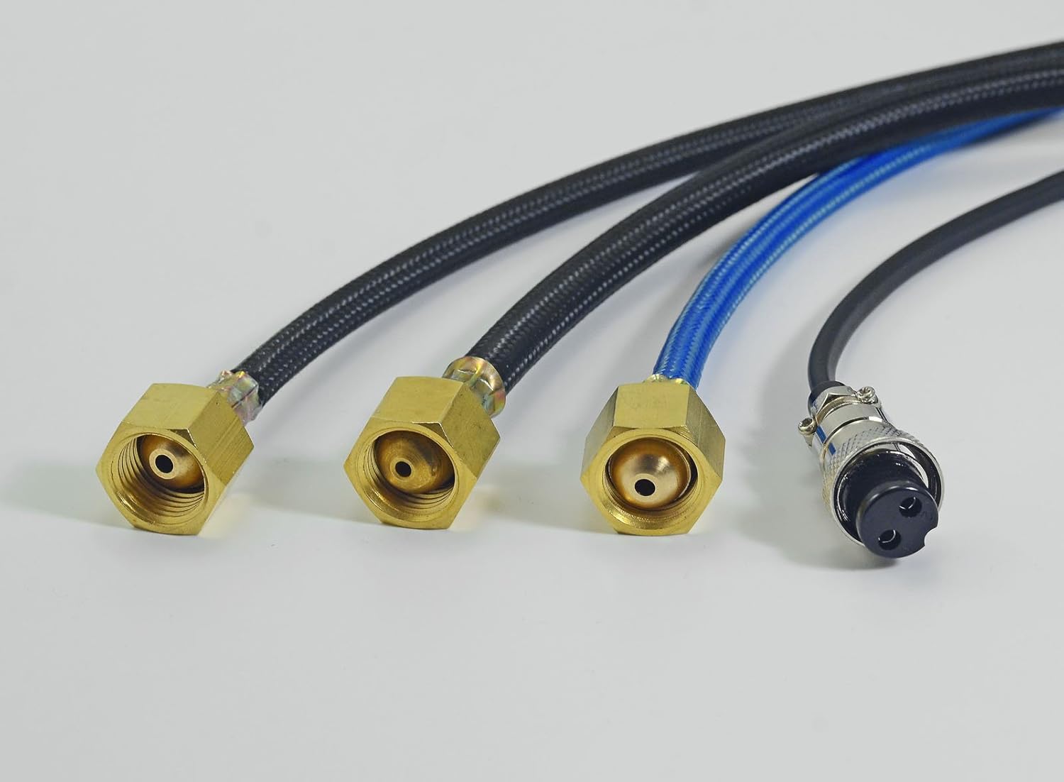 WP-20F WP20F-25 TIG Welding Torch Complete With Flexible Head Electric Cable Wire 6mm2 Connector M16*1.5 Water Cooled 200Amp 25Feet 7.6Meter