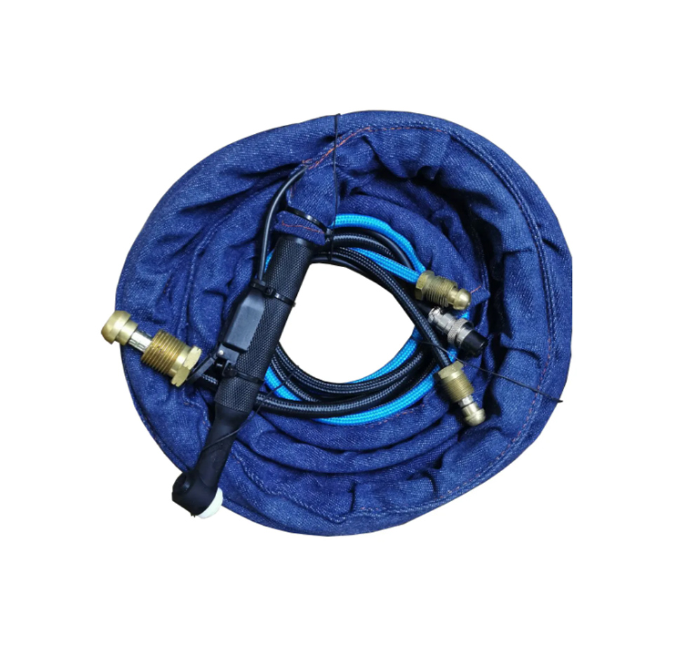 WP 20 WP-20F 200amp Water-Cooled TIG Welding Torch Complete and Flexible Head Body 4 Meters
