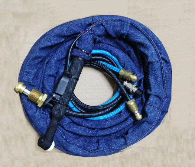 WP 20 WP-20F 200amp Water-Cooled TIG Welding Torch Complete and Flexible Head Body 4 Meters