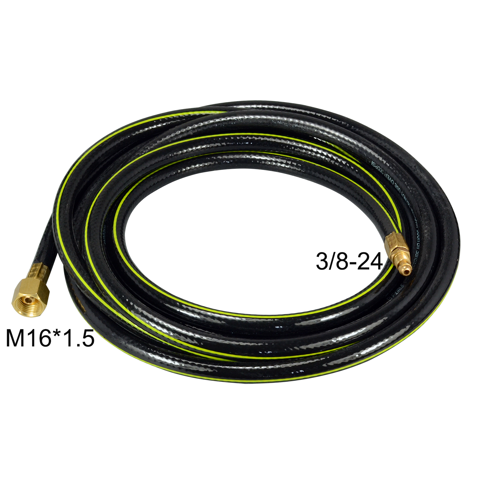 Power Cable Hose for PT-31 Plasma Cutter Torch 25 Feet 7.5 Metre Wire 4mm2 Connector 3/8-24 Inside M16x1.5