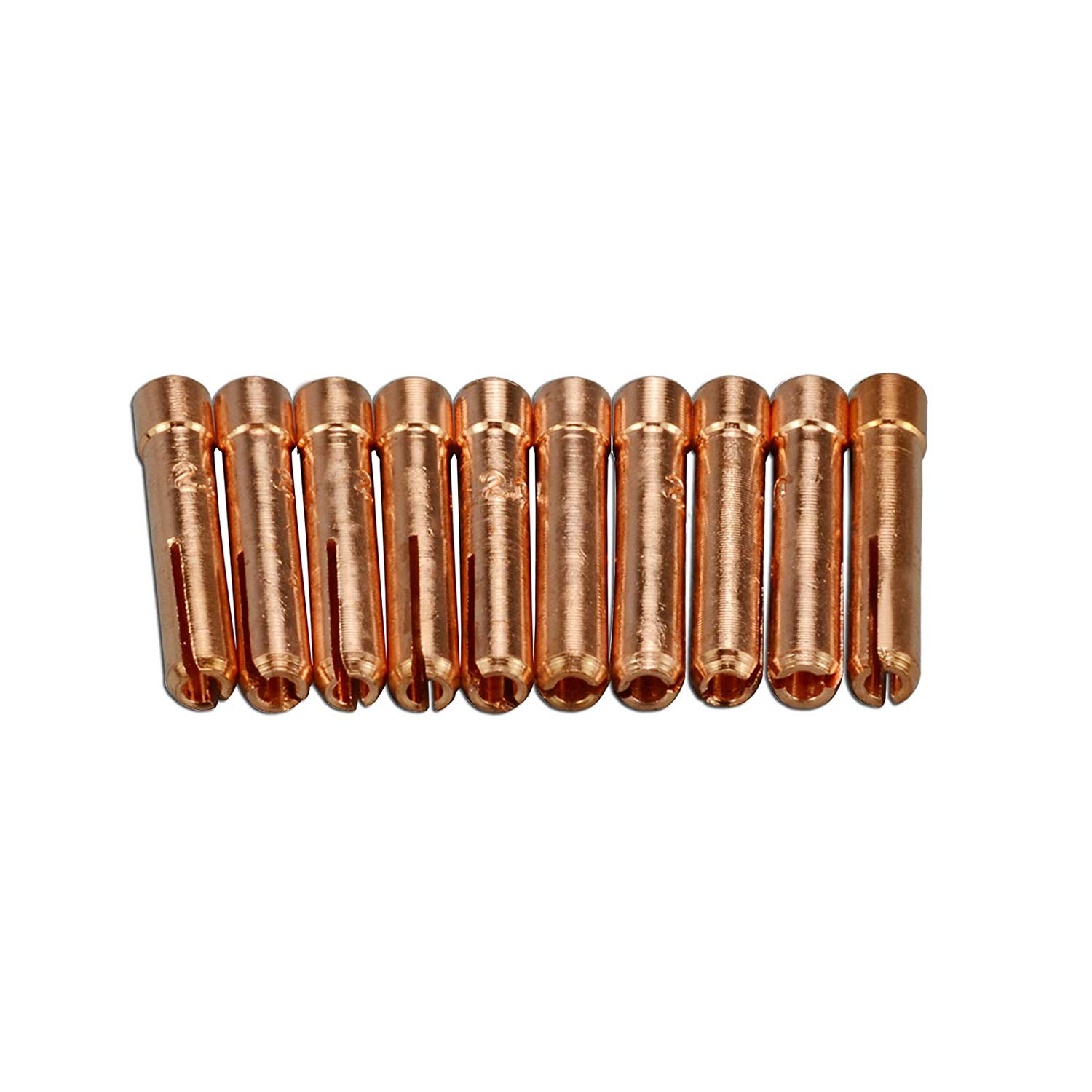 HK-Bluesweld TIG Collets 13N23 (3/32" & 2.4mm Orifice) Fit DB PTA SR WP 9 20 25 TIG Welding Torch 10pk