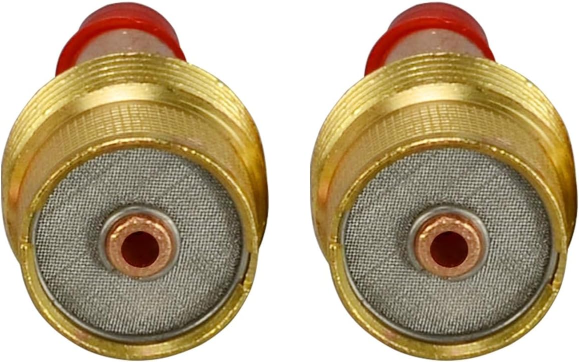 TIG Gas Lens Collet Bodies Large Diameter 995795S (1/8“ & 3.2mm Orifice) Fit SR WP 9 20 25 TIG Welding Torch 2pk
