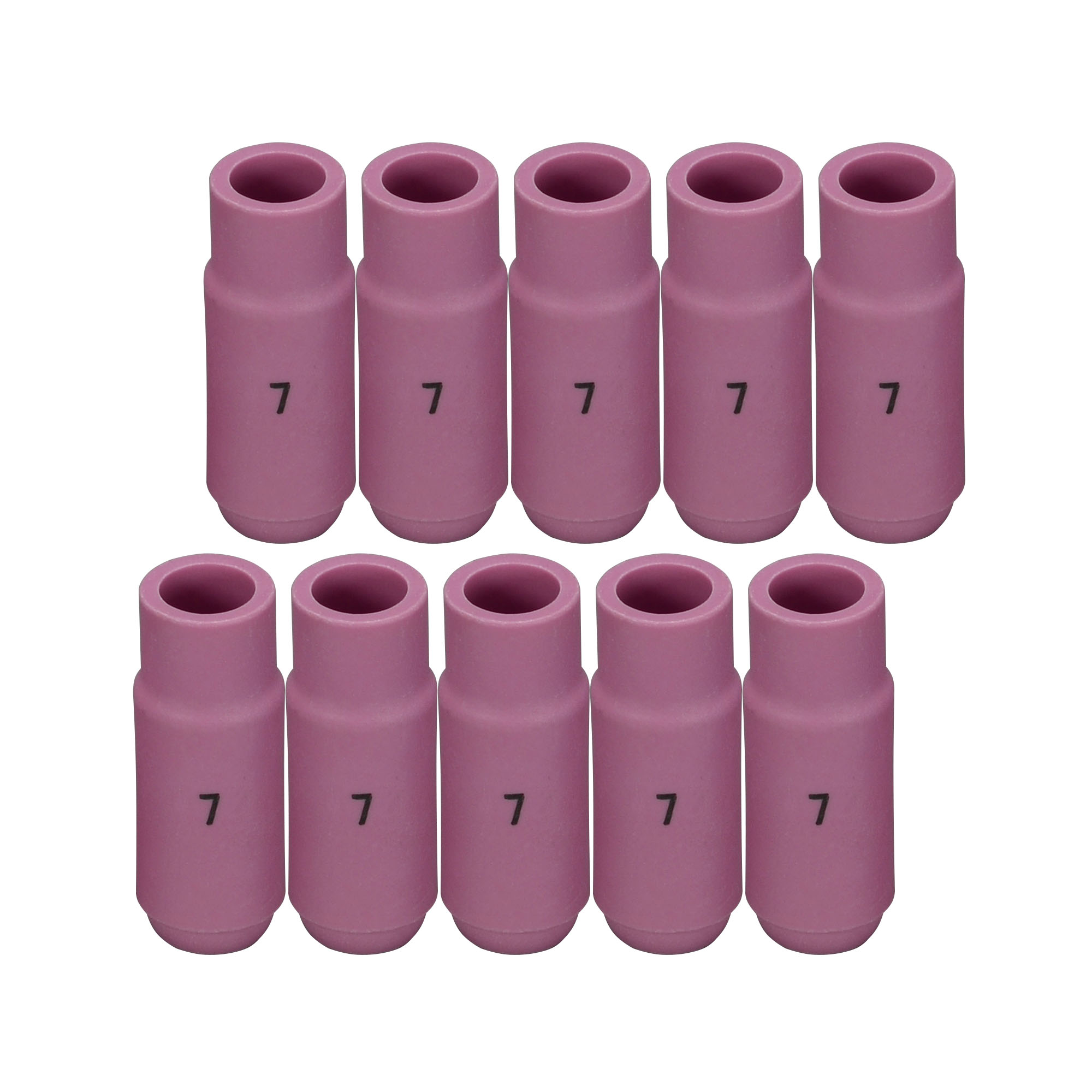 HK-Bluesweld TIG Alumina Nozzles Ceramic Shield Cup #7 10N47 7/16" Orifice Fit DB PTA SR WP 17 18 26 TIG Welding Torch 10pk