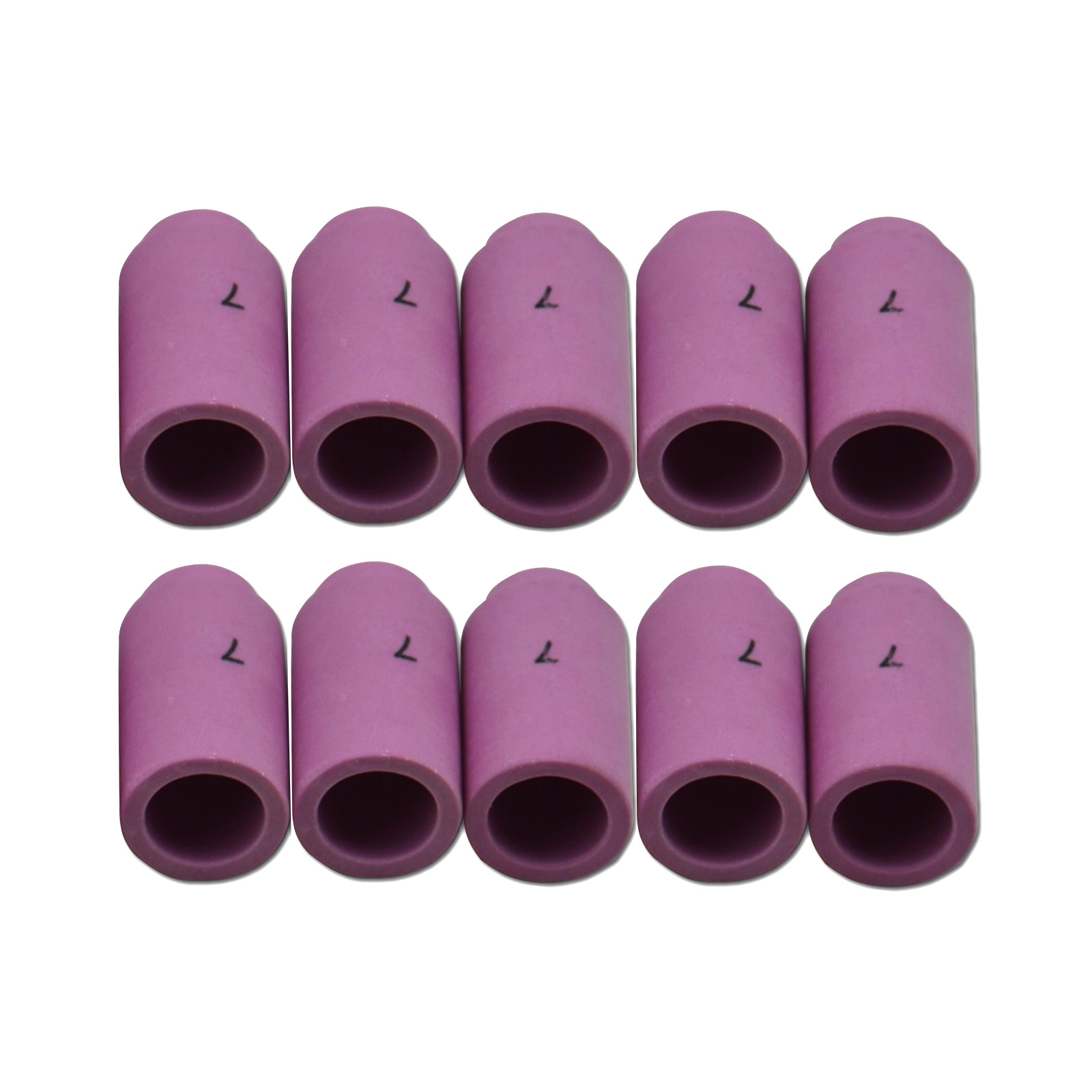 HK-Bluesweld TIG Alumina Nozzle Ceramic Cups #7 13N11 7/16" Orifice Fit PTA SR DB WP 9 17 18 20 25 26 TIG Welding Torch Accessories 10pk