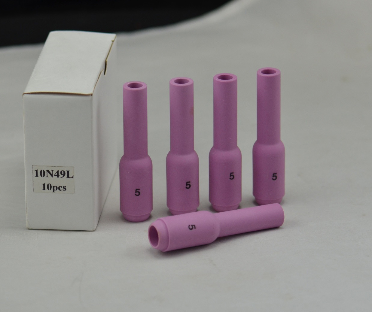 TIG Alumina Nozzles Ceramic Shield Cup 10N49L (#5L 5/16") Fit DB PTA SR WP 17 18 26 TIG Welding Torch 5pk