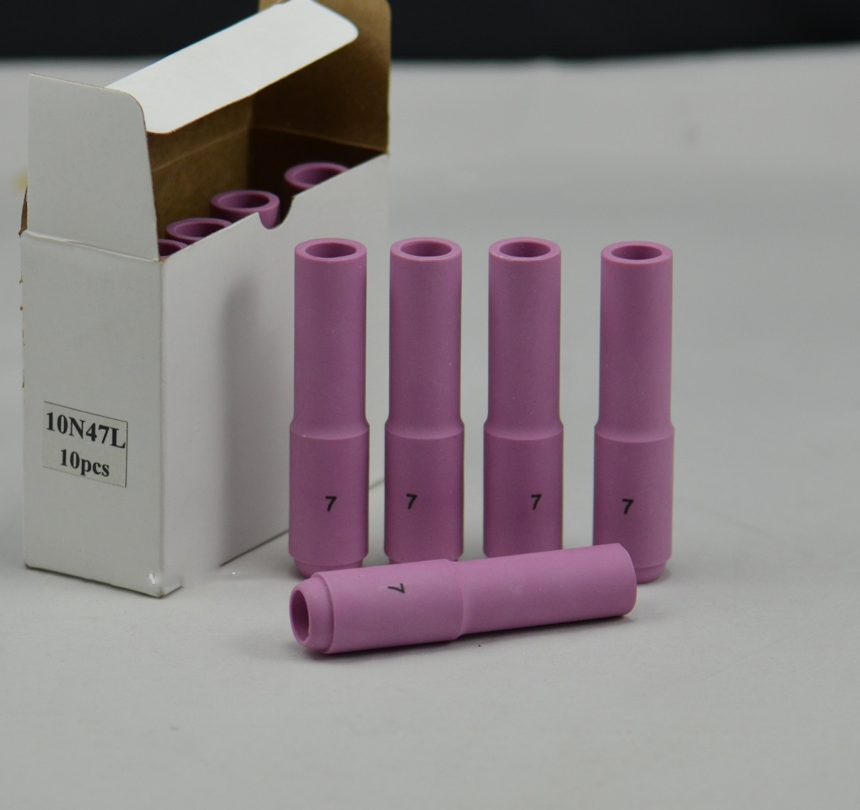 TIG Alumina Nozzles Ceramic Shield Cup 10N47L (#7L 7/16" ）Fit DB PTA SR WP 17 18 26 TIG Welding Torch 5pk