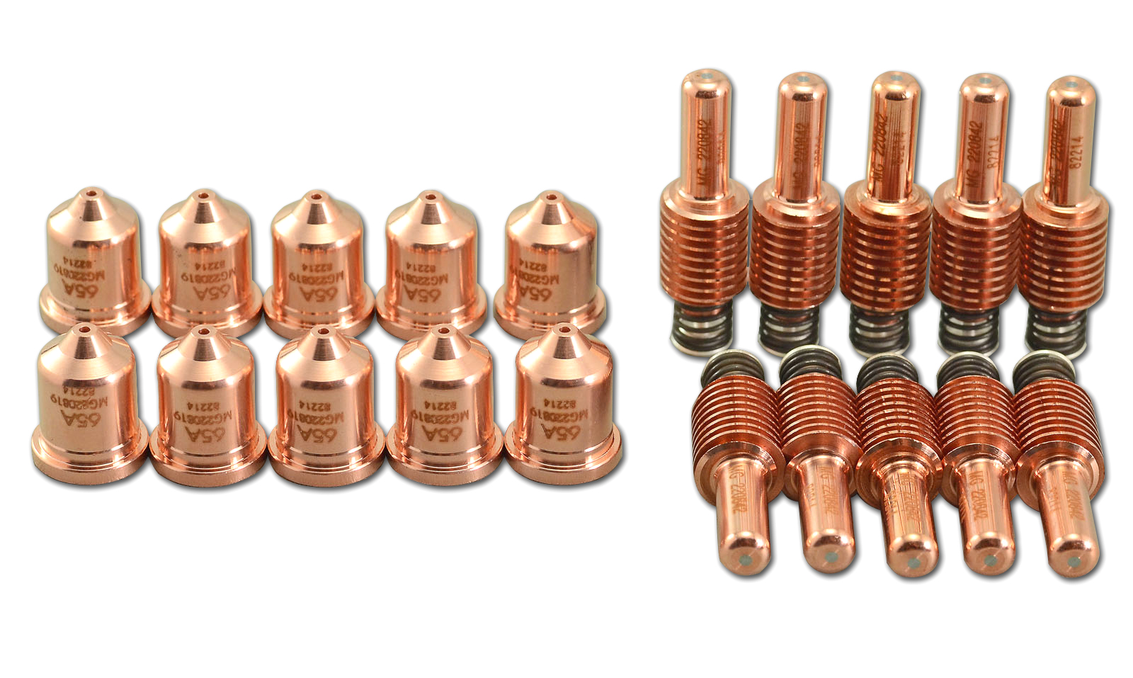 220842 Electrode 220819 Nozzle 65Amp for Powermax 65 & 85 20pk