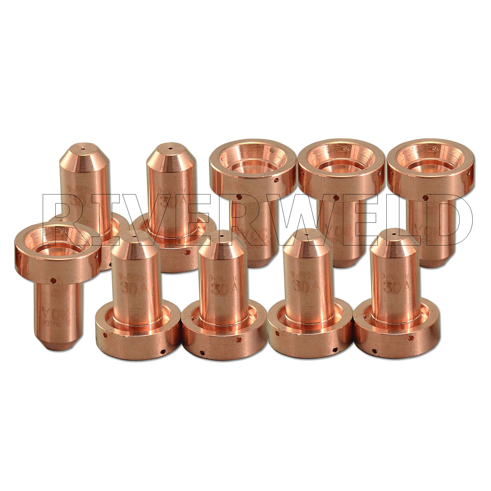 9-8206 Plasma Tip 30Amp Drag OTD Fit Thermal Dynamics SL60 SL100 Plasma Cutter Torch 10pk