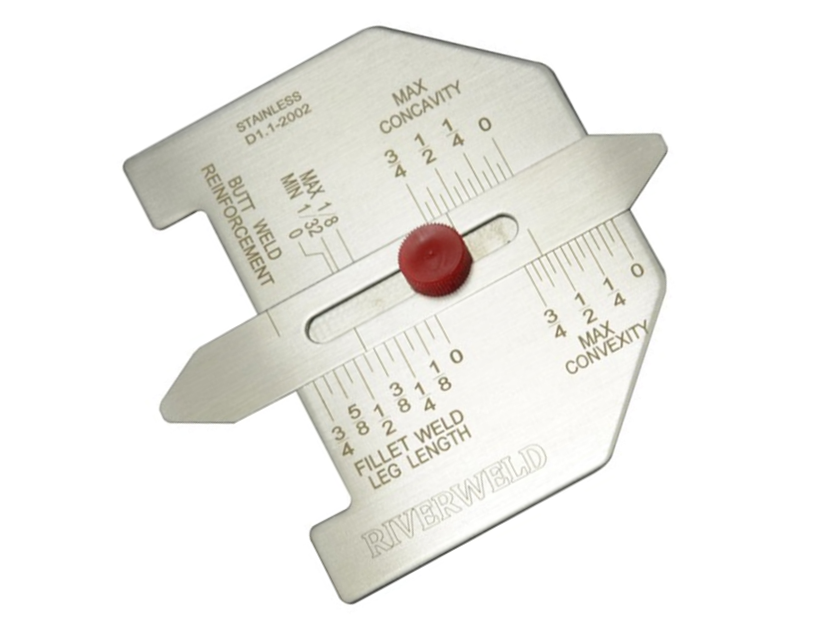 HK-Bluesweld Automatic Weld Size Fillet Weld Butt Weld Welding Gauge Stainless Steel Inch Inspection Gauge