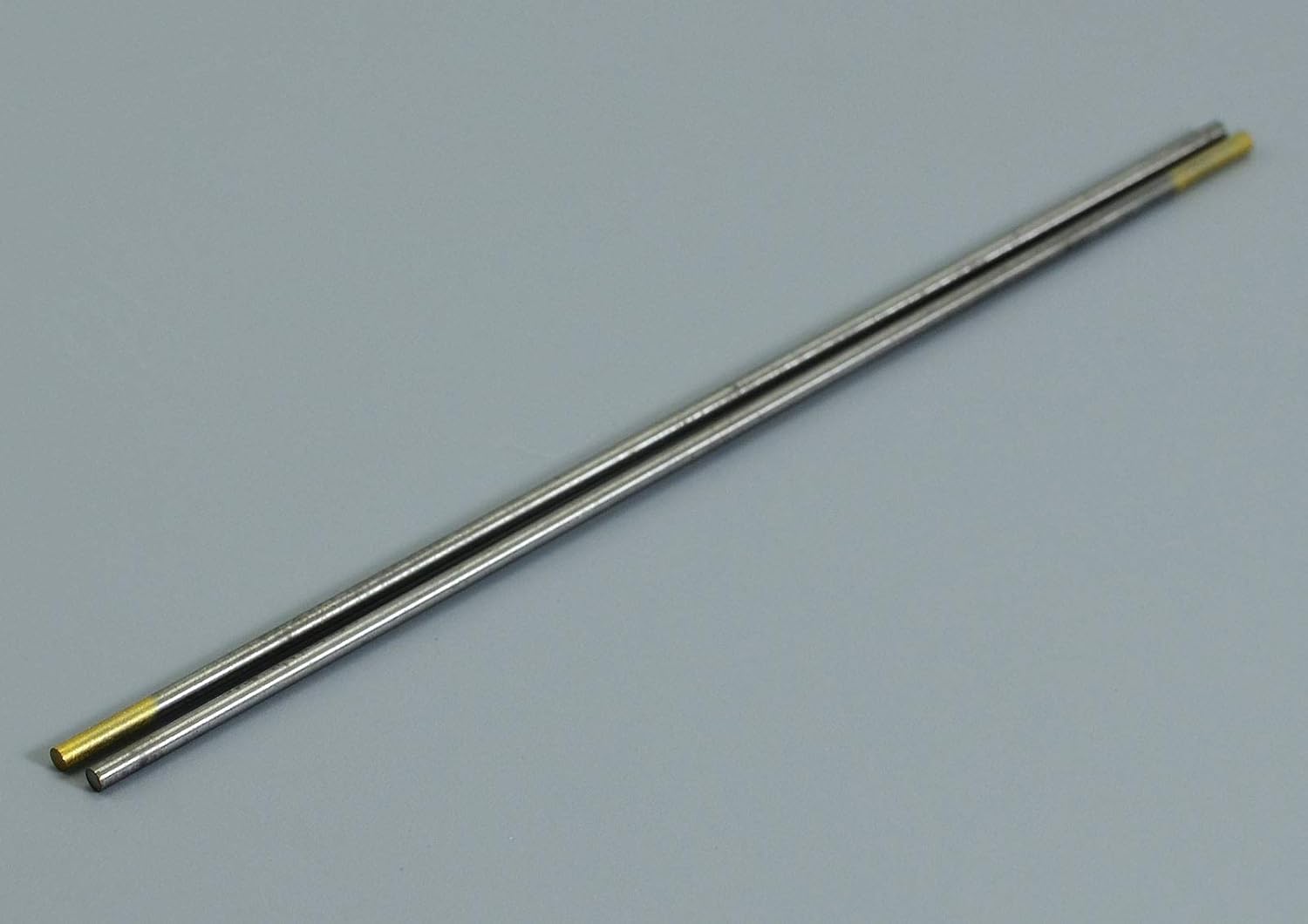 TIG Welding Tungsten Electrode 1.5% Lanthanated WL15 Gold Tips 3/32" x 7" & 2.4mm x 175mm Pack of 10