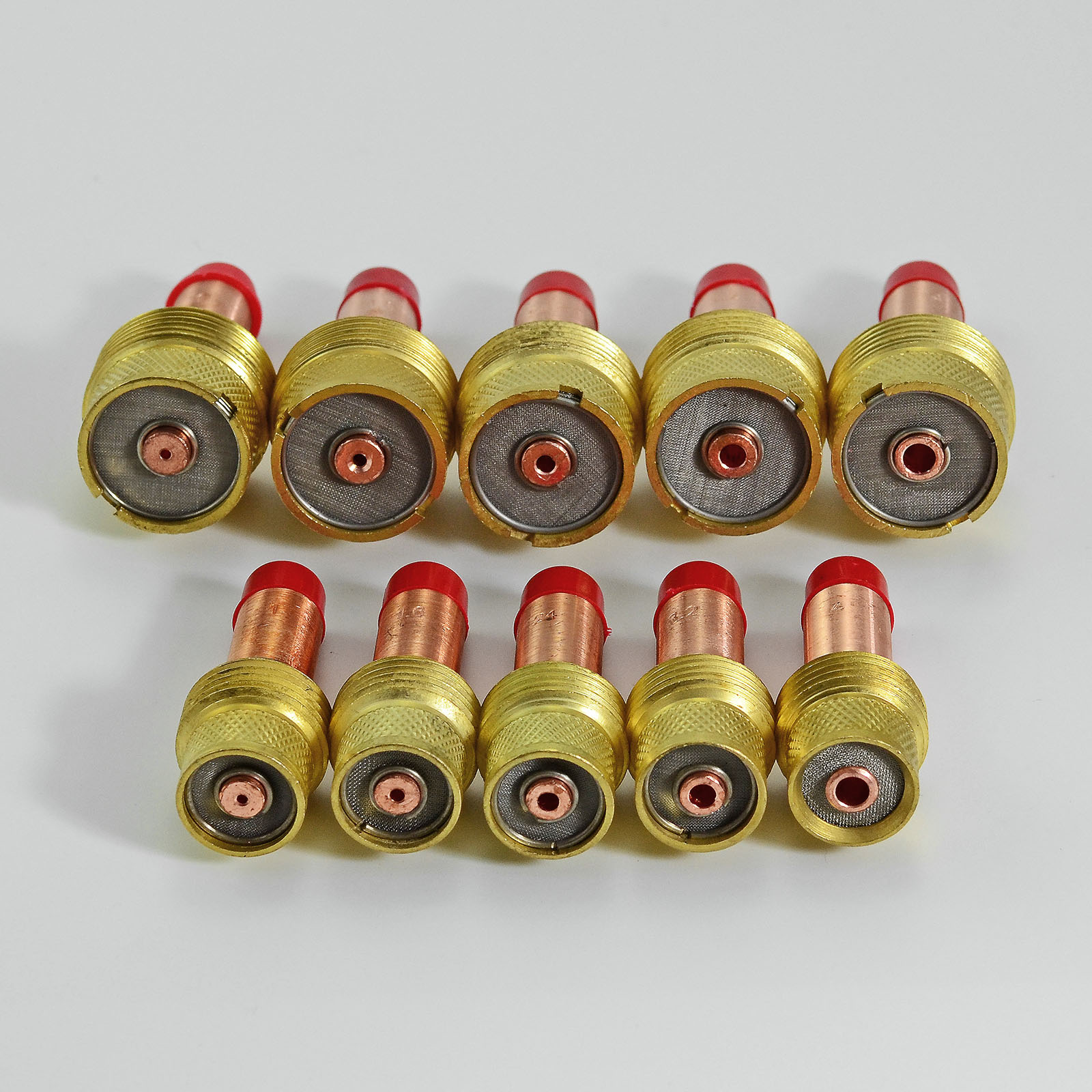 HK-Bluesweld TIG Jumbo Gas Lens Collet Body Alumina Nozzle Ceramic Cups Assorted Size Kit Fit QQ300 PTA DB SR WP 17 18 26 TIG Welding Torch 67pcs