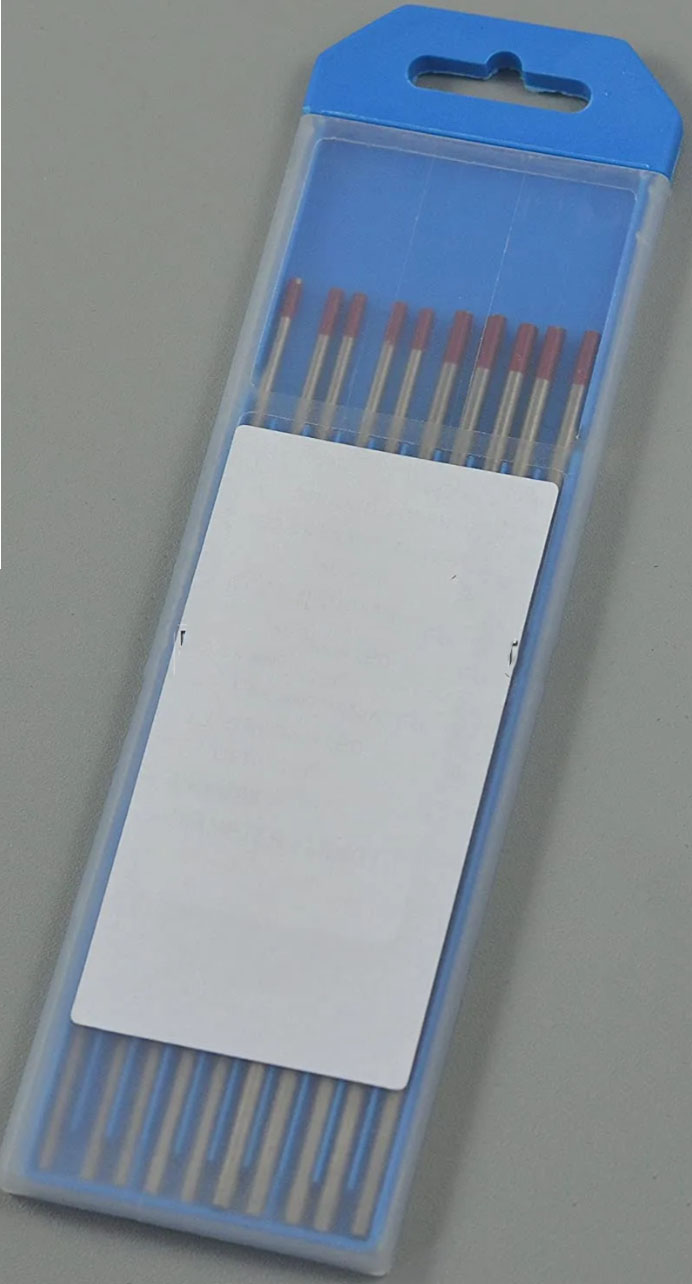2 Percent Thoriated WT20 Red TIG Tungsten Electrode Assorted Size 2.4mm x 150mm & 3.2mm x 150mm