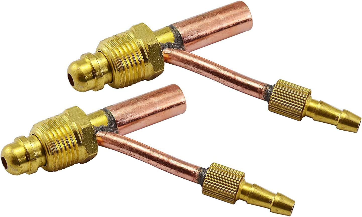 HK-Bluesweld Cables and Gas (Water) Separate Cable Connector Fitting for TIG Welding Torch (5/8"-18 Male WP26 2pk)