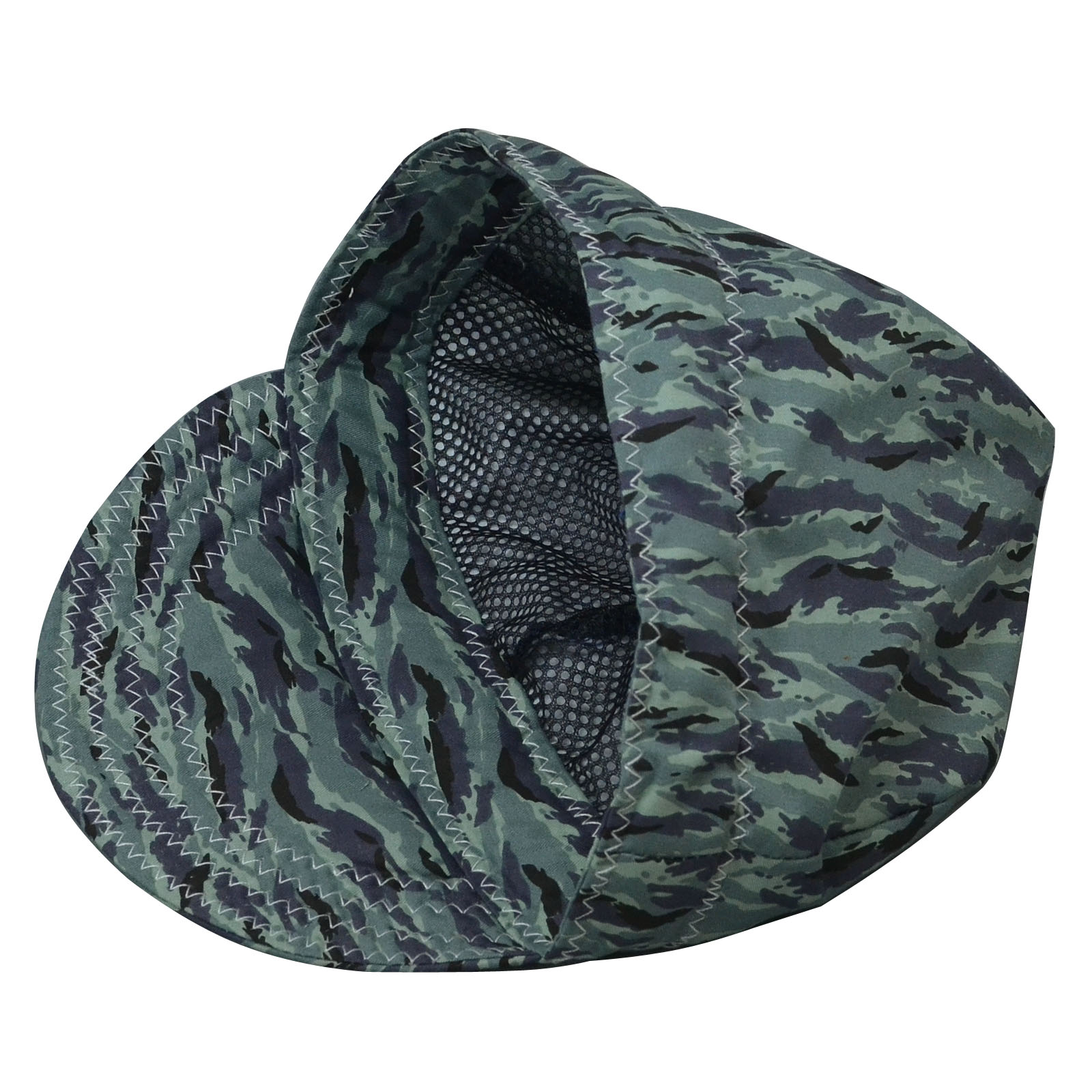 HK-Bluesweld Welding Caps with Cotton Mesh Lining for Welders Grey