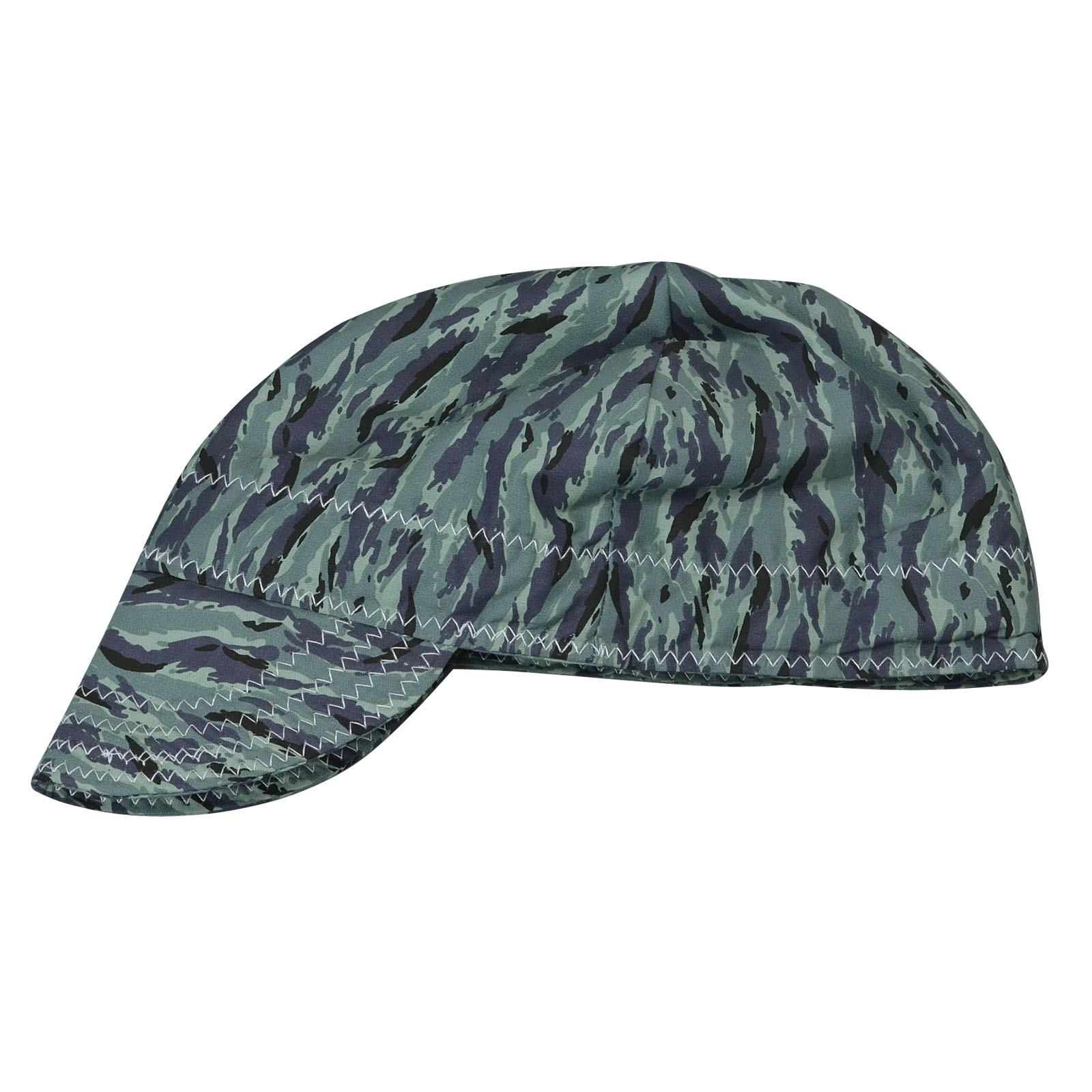 HK-Bluesweld Welding Caps with Cotton Mesh Lining for Welders Grey