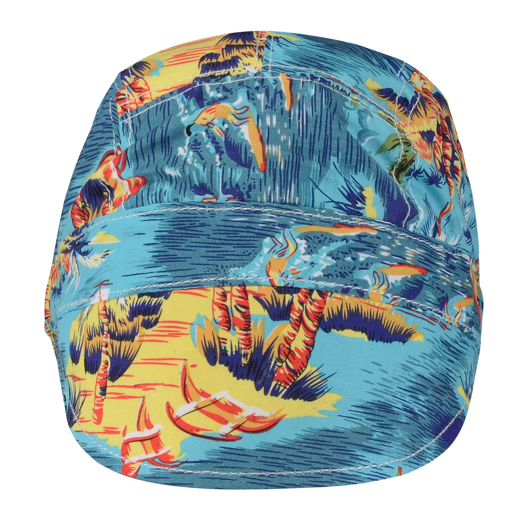 HK-Bluesweld Welding Protective Gear Helmet Caps Pure Cotton Coconut for Welders Blue