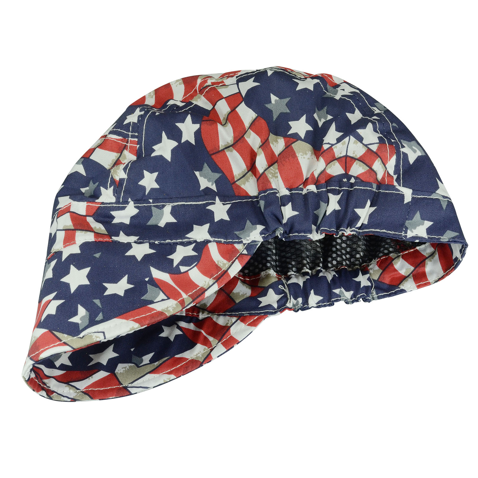 HK-Bluesweld Welding Protective Gear Helmet Caps American Flag Pure Cotton for Welders