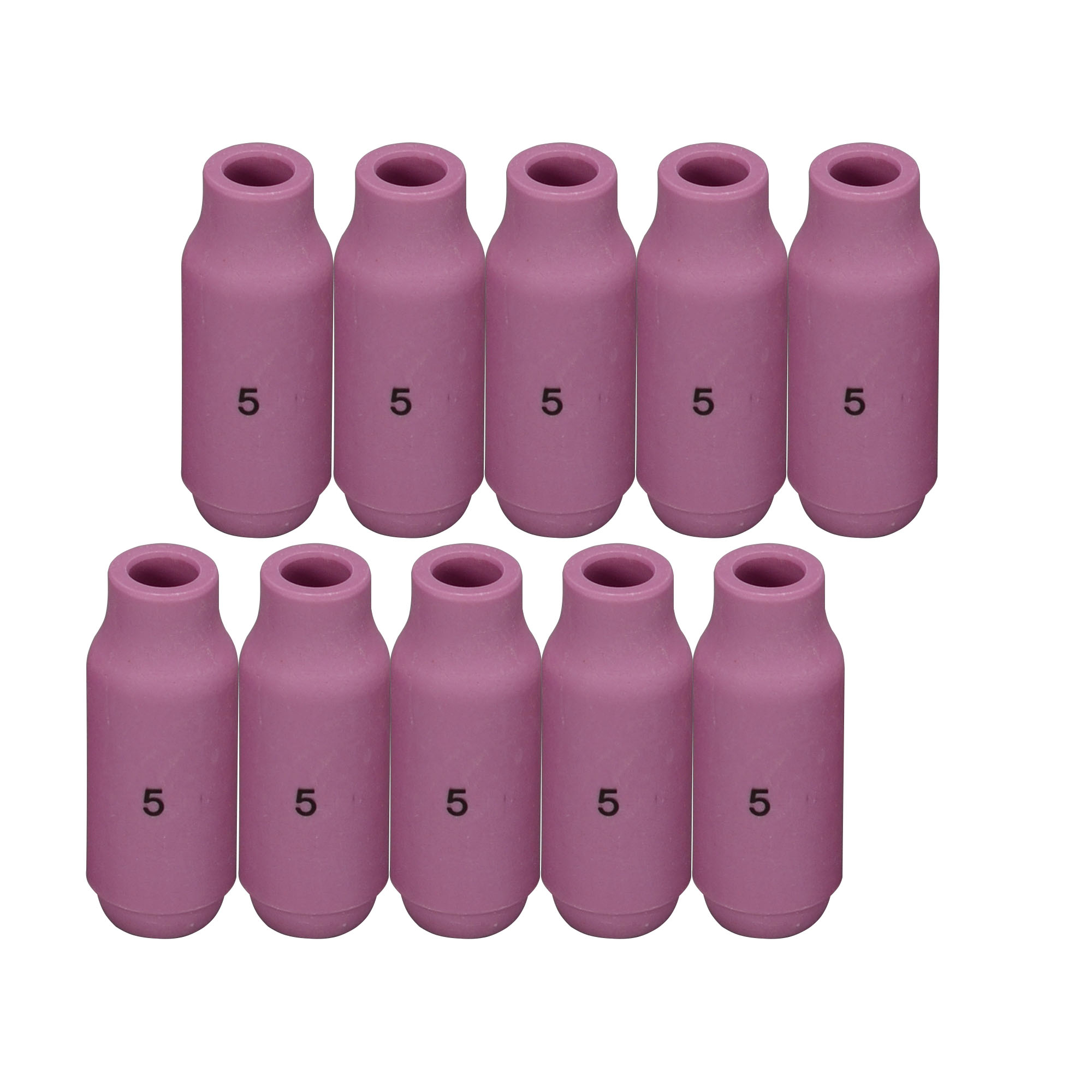 HK-Bluesweld TIG Alumina Nozzles Ceramic Cup 10N49#5 5/16" Orifice Fit DB PTA SR WP 17 18 26 TIG Welding Torch 10pk