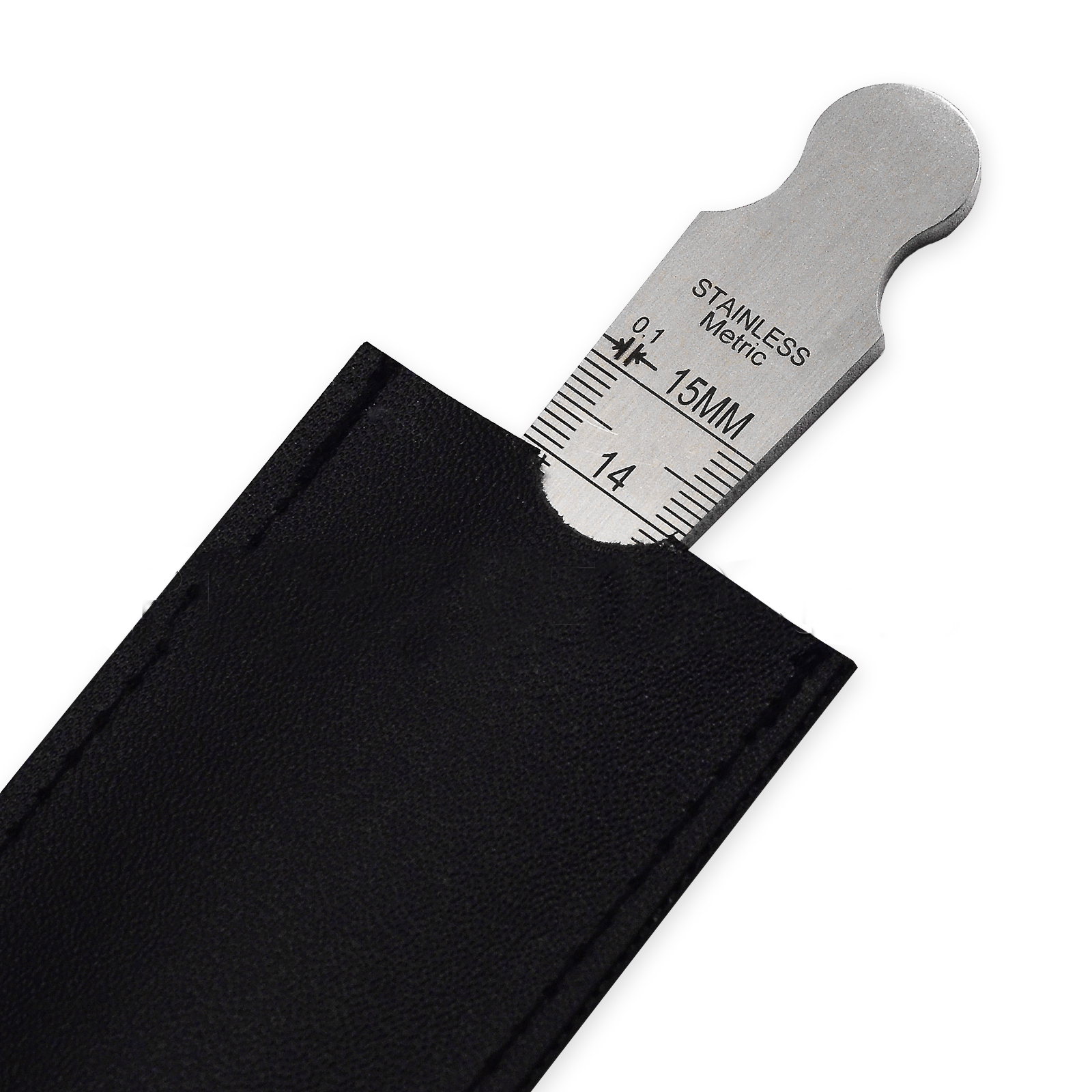 HK-Bluesweld Welding Gauge 1/8"~5/8" Taper Gauge 1-15mm Stainless Test Ulnar Inch & Metric Standard